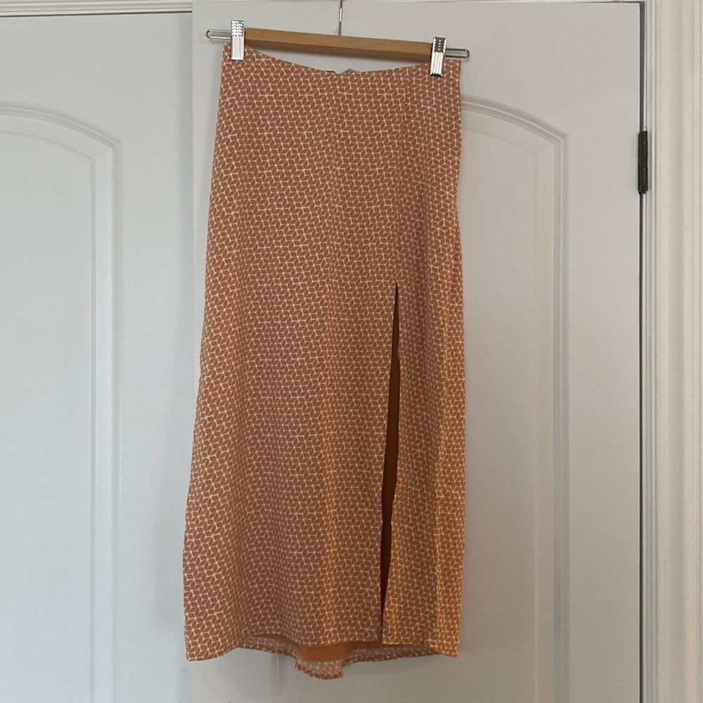 Abercrombie and Fitch dipped waist midi length skirt
